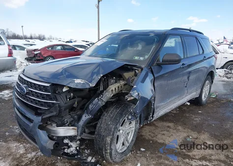 2021 Ford Explorer Xlt из США, поврежденный, VIN 1FMSK8DHXMGA91384